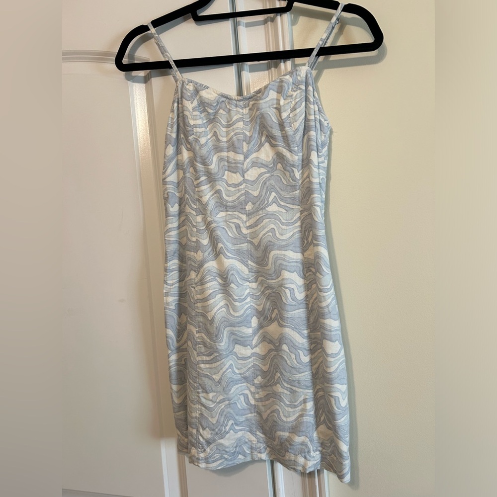 Linen mini dress